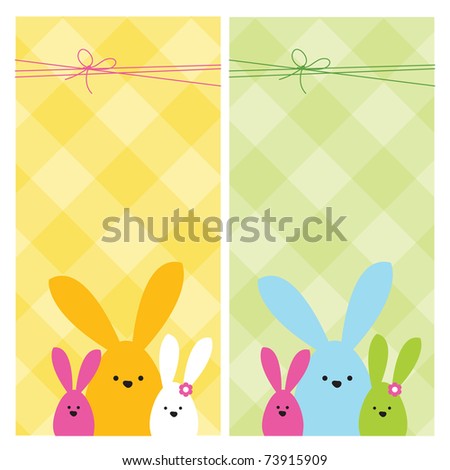 Easter banners with copy space