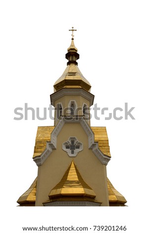 The Dome Church isoleted on white background