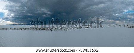 Storm over White Sands National Park, New Mexico