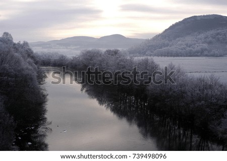 Winter landscape, Scotland