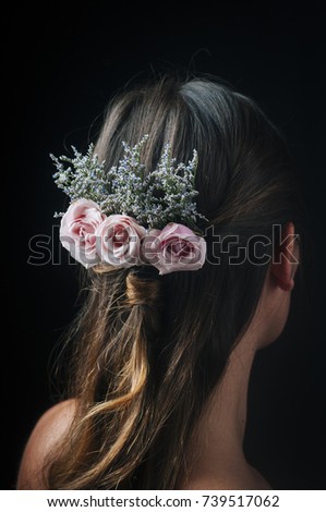 beautiful and delicate bouquet of flowers for bride