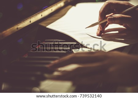 Composer of Music Royalty-Free Stock Photo #739532140