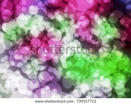 abstract bokeh circles,blurred,defocused and reflection lights for Christmas background 