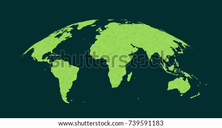 Earth and world map