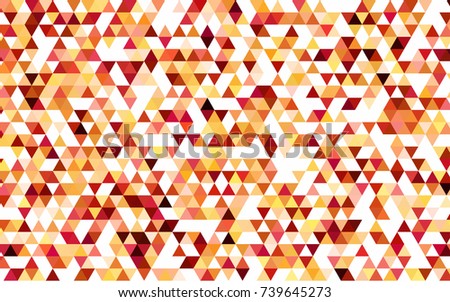 Dark BLUE vector triangle mosaic pattern. Colorful illustration in abstract style with gradient. Brand-new design for your business.