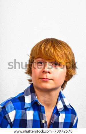 portrait of cute teenager