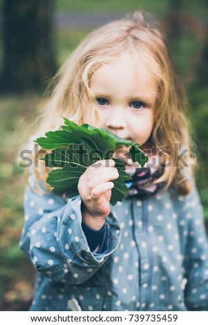 girl in the forest portrait, autumn