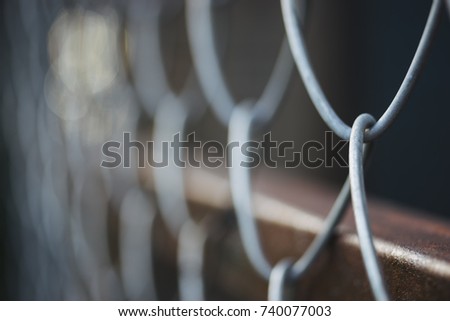 Wire fence background.