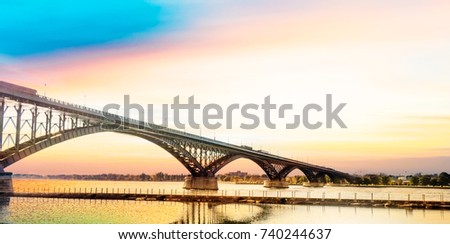 Peace Bridge, Buffalo, NY.