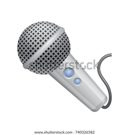 Cable Mic -  of the Realistic Icons Collection . A professional, realistic, pixel aligned icon.