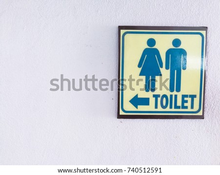 toilet sign, Restroom Concept