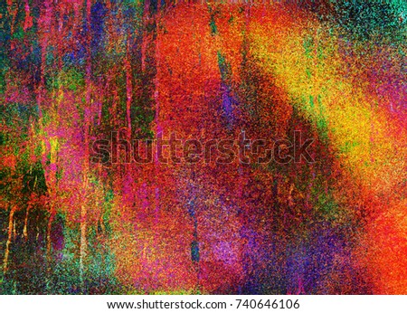 Abstract background consisting of different coloured bright joyful colors