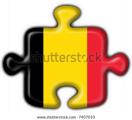 belgium button flag puzzle shape