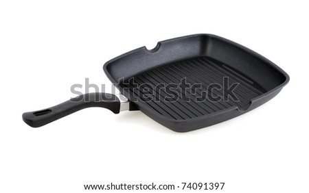pan and black handle