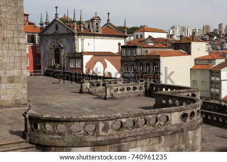 Views of the historic center of Porto. Portugal.
Porto. City landscape. places of Interest. Attractions.