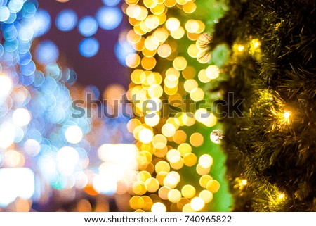 Christmas illuminations of London 