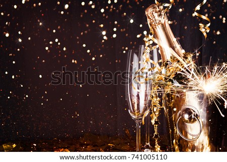 Sparkling New Year background