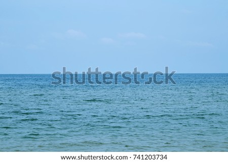 Pictures of beach and sea at Hua Hin, Thailand
