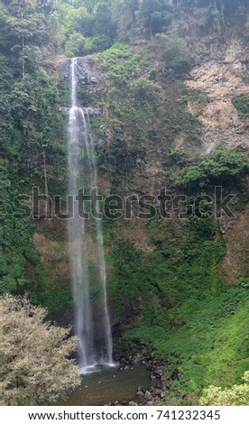 Rainbow Waterfall or known as Curug Cimahi , Lembang, Bandung., Indonesian. At the height of 1052m to reach the base,some might be able to view the glimpse of rainbow when the weather permitted. 