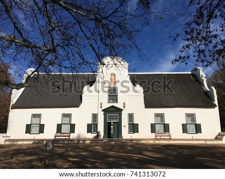 Groot Constantia, Southern Suburbs, South Africa Royalty-Free Stock Photo #741313072
