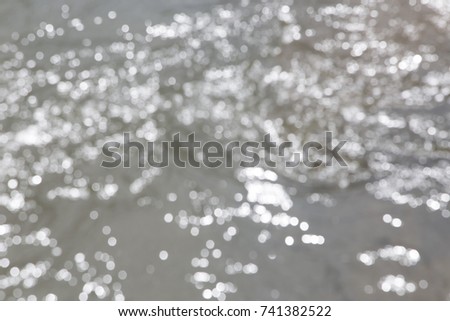 Bokeh picture with watery glitter.
