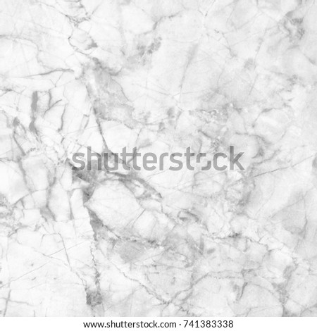 Marble texture on marbled tile surface, black & white photo of real stone pattern as background, overlay template for art work