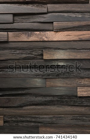 Wooden background and texture with different breeds.