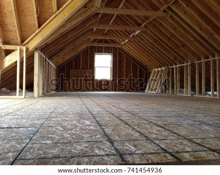 New construction attic