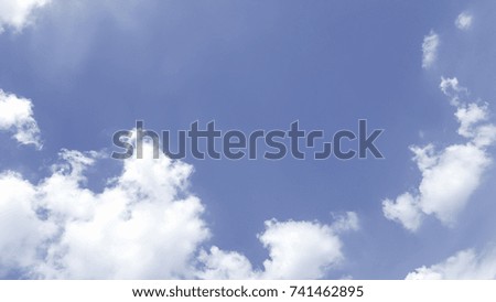 fade color of blue sky and white, pastel color