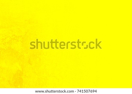 Abstract yellow cement wall texture and background