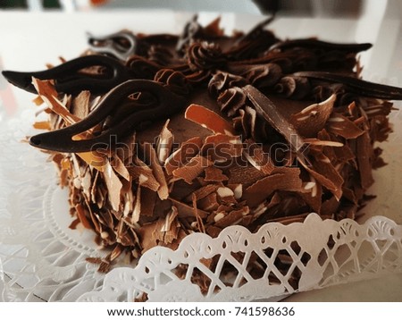 Chocolate cake - birthday party