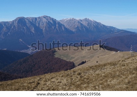 View from the Baiului Mountains, Romania