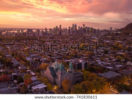 Sunrise in Montreal