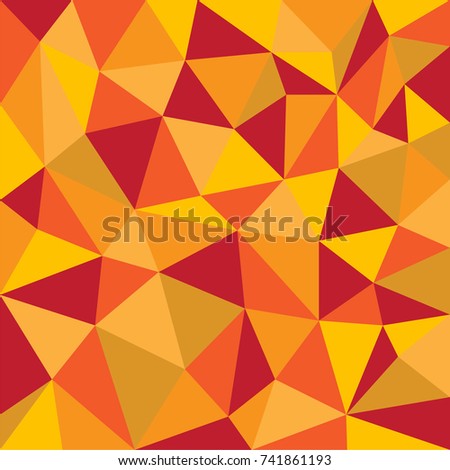 red orange abstract triangle background use for print web and fashion