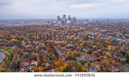 Minneapolis Autumn Skyline