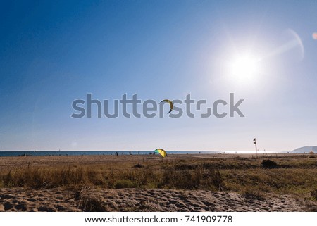 Castelldefels Beach Kite Surfing