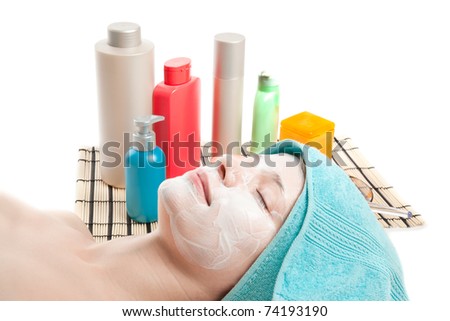 Picture of woman at spa procedures