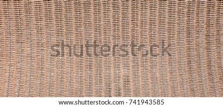 Woven wicker seamless background for pattern and texture.