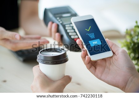mobile payment ,online shopping concept Royalty-Free Stock Photo #742230118