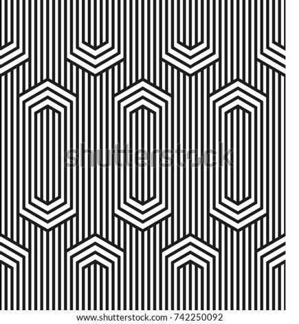 Vector seamless pattern. Regular abstract striped texture. Geometric pattern of straight lines.