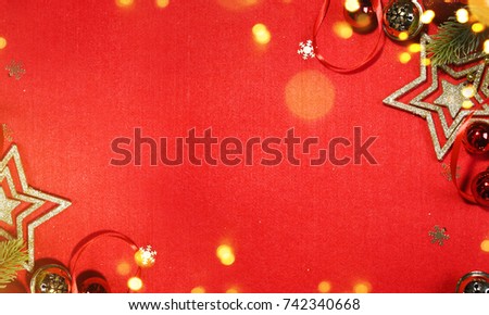 Christmas holiday background. Royalty-Free Stock Photo #742340668