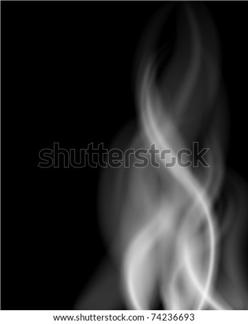 Smoke smooth light lines vector background. Eps 10.