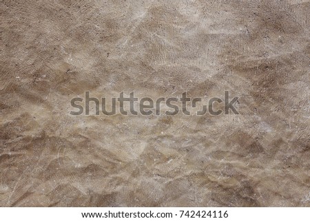 Crumpled fold white paper sheet background double exposure with leather image and filter effect