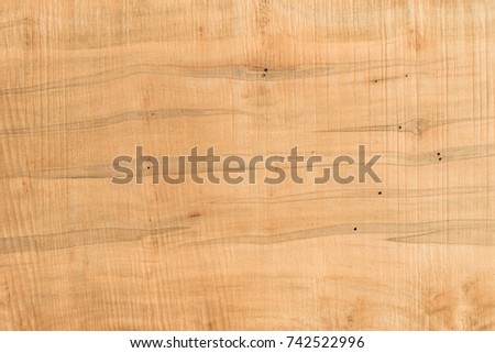 Rough sawn ambrosia maple board close up Royalty-Free Stock Photo #742522996