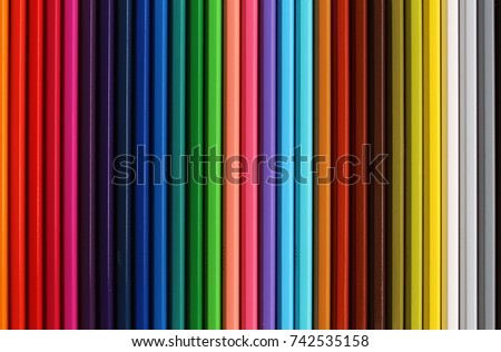 Vertical color pencils gradient texture