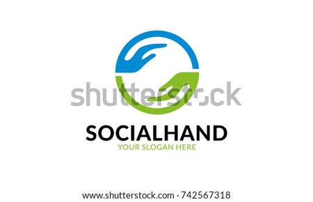 Social Hand Logo