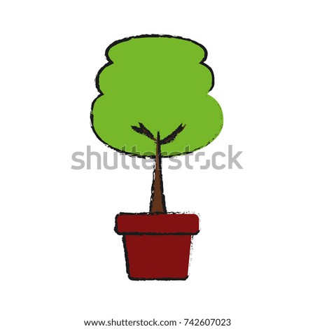 tree in a pot icon