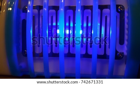 Blue light LED Royalty-Free Stock Photo #742671331