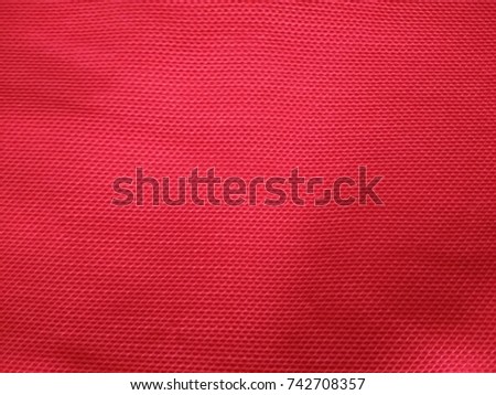 Abstract background of Red. Abstract texture of fabric or textile material of red color. 