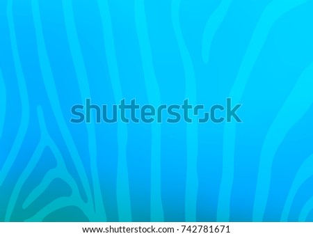 Light BLUE vector natural elegant pattern. Doodles on blurred abstract background with gradient. The pattern can be used for wallpapers and coloring books.